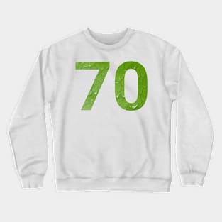 70 celebration day with nature Crewneck Sweatshirt